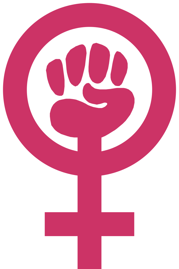 Symbole féminisme rose